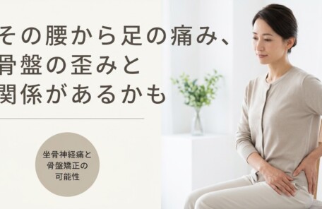千葉市緑区で坐骨神経痛を根本改善｜骨盤矯正で痛みとしびれにアプローチする整体｜一心堂療術整体院