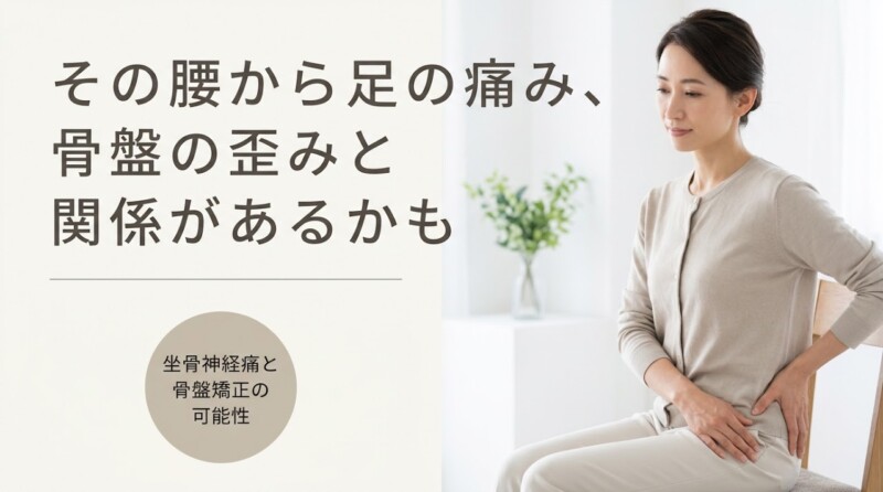 千葉市緑区で坐骨神経痛を根本改善｜骨盤矯正で痛みとしびれにアプローチする整体｜一心堂療術整体院