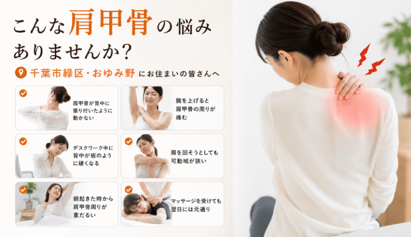 肩甲骨の悩み