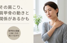 千葉市緑区で肩甲骨の固着による肩こりにお悩みの方へ｜血行改善整体のアプローチ｜一心堂療術整体院
