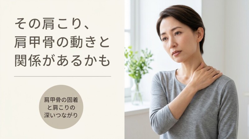 千葉市緑区で肩甲骨の固着による肩こりにお悩みの方へ｜血行改善整体のアプローチ｜一心堂療術整体院