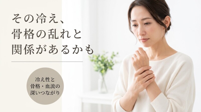 千葉市緑区で冷え性・免疫力低下にお悩みの方へ｜血流と骨格の乱れから考える整体アプローチ｜一心堂療術整体院